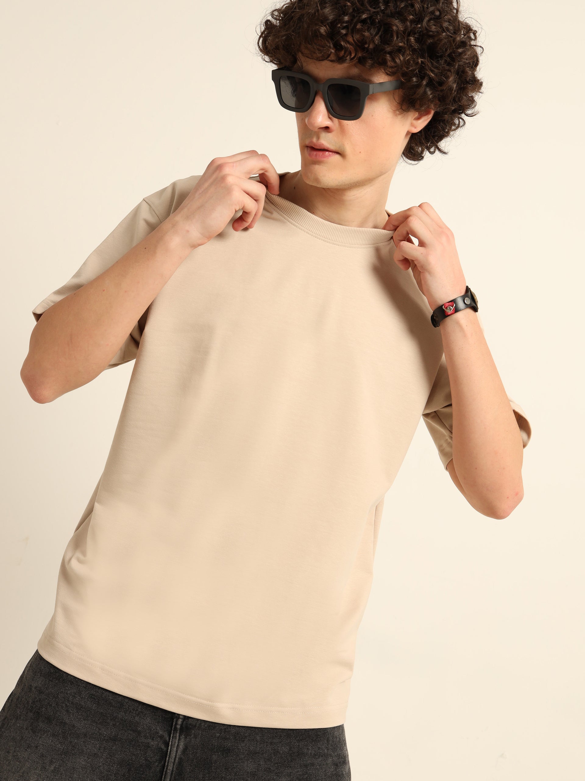 ORGANIC OVERSIZED SOLID T-SHIRT
