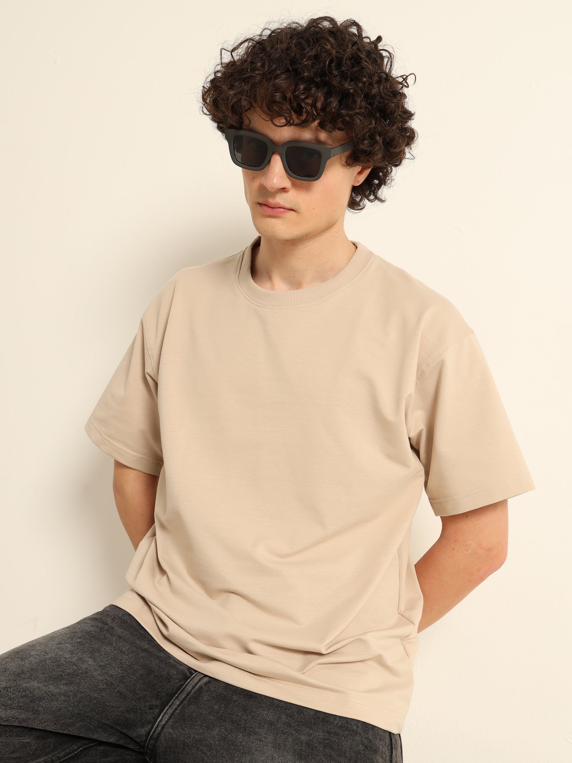 ORGANIC OVERSIZED SOLID T-SHIRT